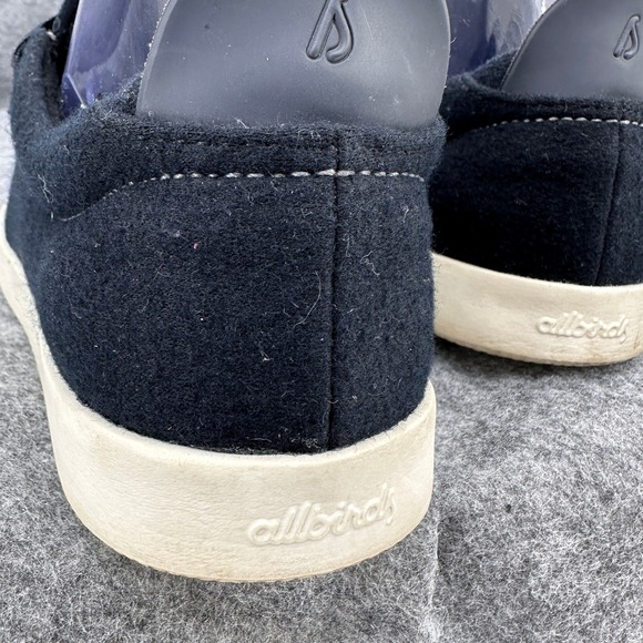 Allbirds Piper Sneakers Merino Wool Black Womens Size 8 Classic Casual Travel VN - Picture 13 of 16